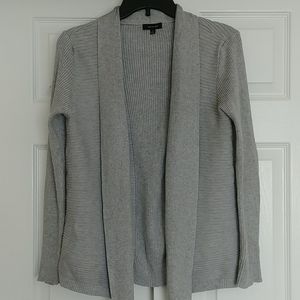 Long sleeve open front sweater